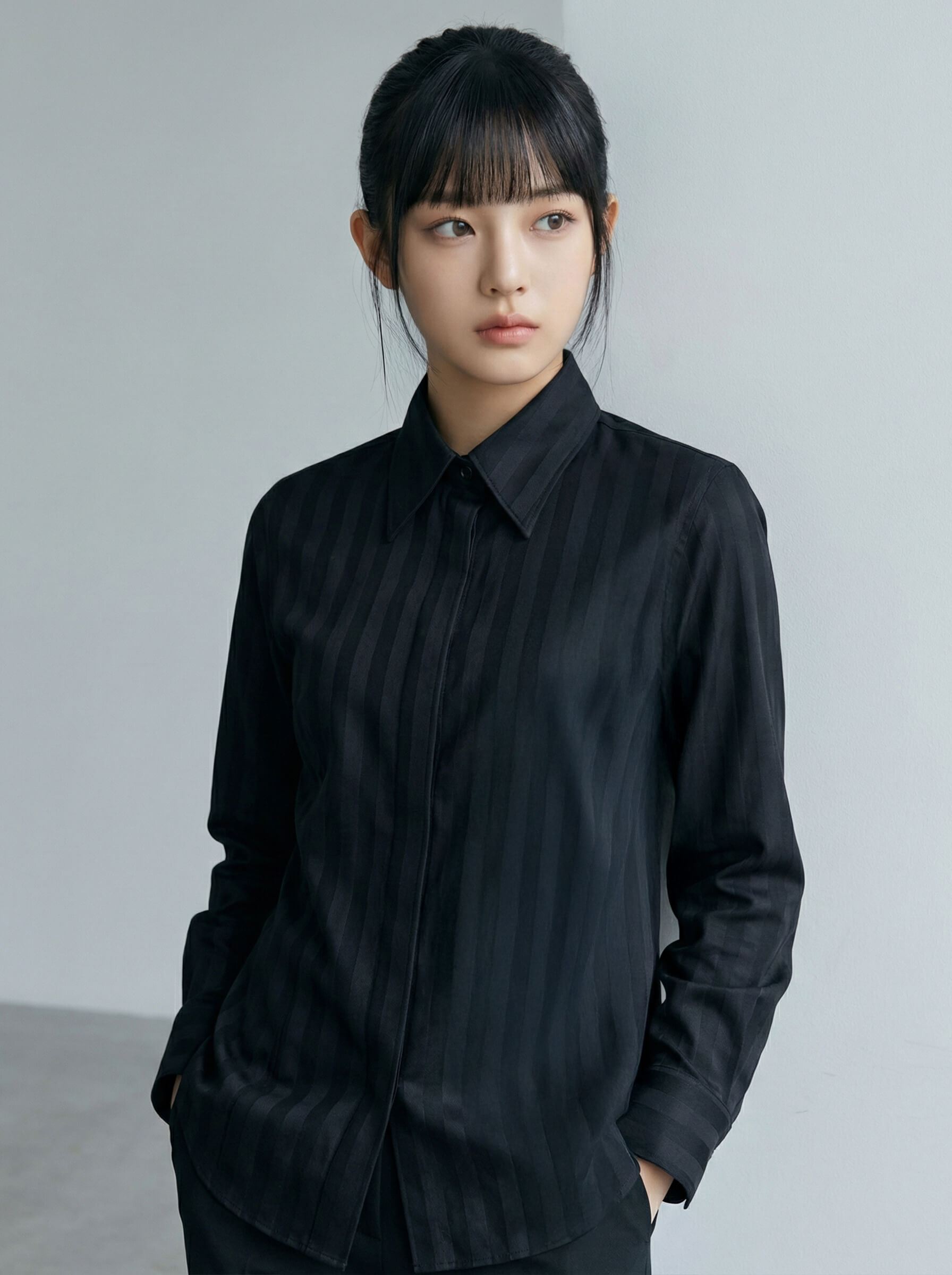 Shirt Lunaris Black Stripes