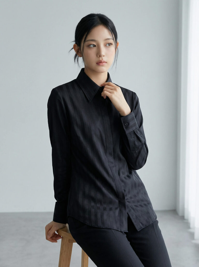 Shirt Lunaris Black Stripes